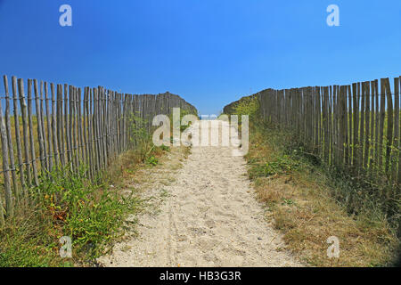 Beach access Stock Photo