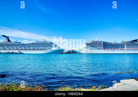 Miami port - Miami port one of the biggeest passanger port in USA Stock