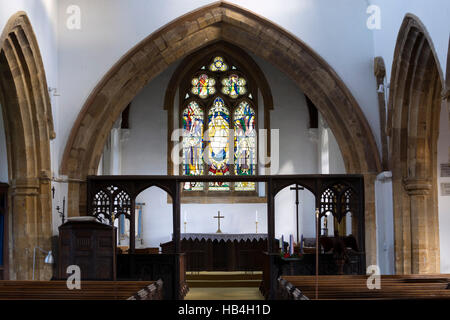 St. Denys Church, Ravensthorpe, Northamptonshire, England, UK Stock Photo