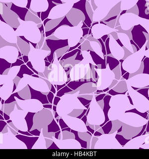 leafage in lilac Stock Photo