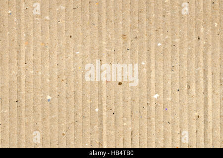 Brown corrugated cardboard background Stock Photo