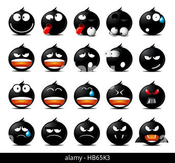 Shouting Head Rounded Vector Icon Stock Photo - Alamy