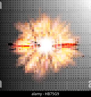 Light effect stars bursts. EPS 10