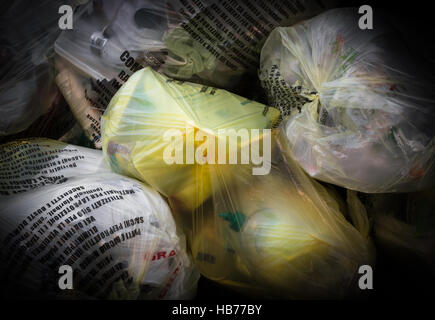 Garbage bags Stock Photo