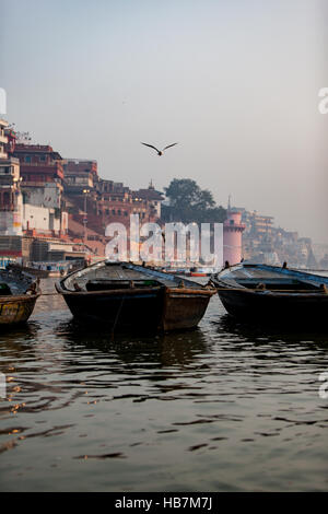 Early morning Varanasi Stock Photo