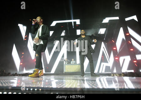 Sigma on stage at Capital's Jingle Bell Ball with Coca-Cola at London's O2 arena. PRESS ASSOCIATION Photo. Picture date: Sunday 4th December 2016. Photo credit should read: Yui Mok/PA Wire Stock Photo