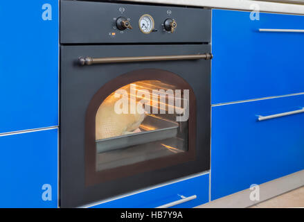 Electric oven in the style of Country. Stock Photo
