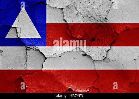 Flag of Bahia painted on cracked wall Stock Photo - Alamy