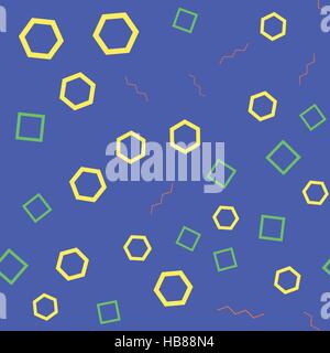 Seamless pattern with geometric figures Stock Vector