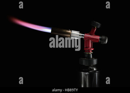 flame gas burner Stock Photo