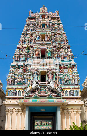 Sri Mahamariamman Hindu temple in Chinatown. Kuala Lumpur, Malaysia Stock Photo