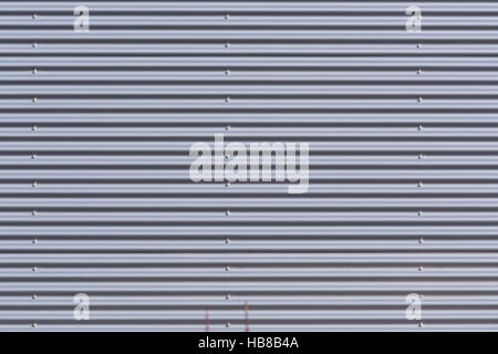 Background metal wall silver. Stock Photo