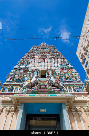 Sri Mahamariamman Hindu temple in Chinatown. Kuala Lumpur, Malaysia Stock Photo