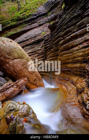 Gorge, stream, Taugl, Tauglbach, Tauglbachklamm, Hallein District, Salzburg, Austria