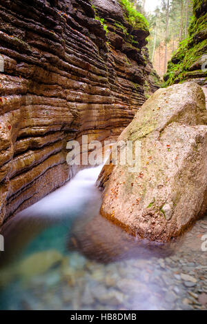 Gorge, stream, Taugl, Tauglbach, Tauglbachklamm, Hallein District, Salzburg, Austria