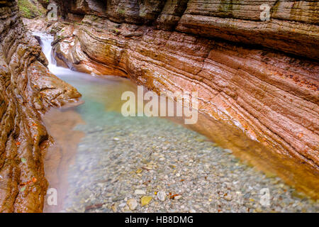 Gorge, stream, Taugl, Tauglbach, Tauglbachklamm, Hallein District, Salzburg, Austria