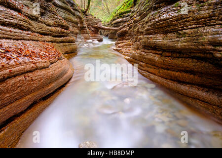 Gorge, stream, Taugl, Tauglbach, Tauglbachklamm, Hallein District, Salzburg, Austria