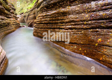 Gorge, stream, Taugl, Tauglbach, Tauglbachklamm, Hallein District, Salzburg, Austria