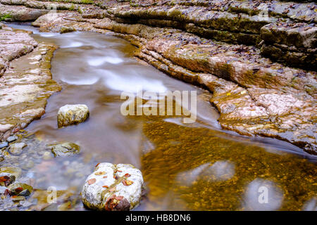 Gorge, stream, Taugl, Tauglbach, Tauglbachklamm, Hallein District, Salzburg, Austria
