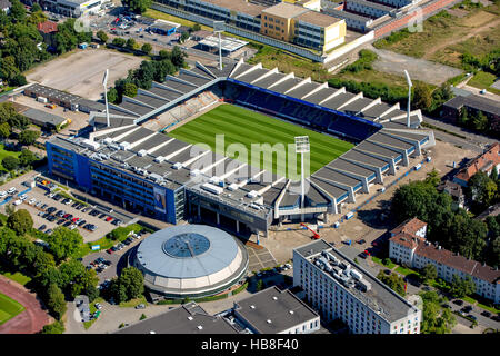 Aerial view, Vonovia Ruhrstadion, VfL Bochum, Bundesliga football stadium, Bochum, Ruhr district, North Rhine-Westphalia Stock Photo