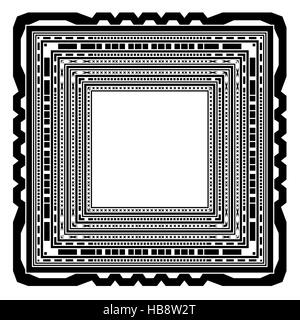 Square Frame Isolated Stock Photo