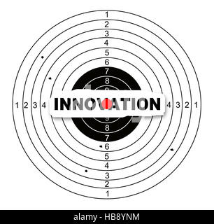 Hitting the target Stock Photo