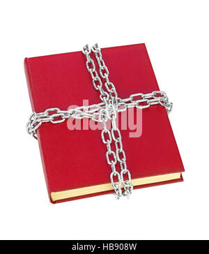 Book and chain Stock Photo