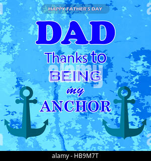 Best Dad Poster. Happy Fathers Day Design Stock Photo
