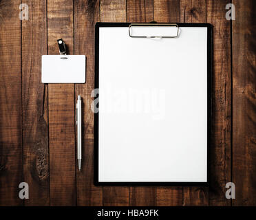 Blank branding mock-up Stock Photo