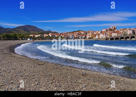 Banyuls-sur-Mer, Languedoc-Roussillon in Frankreich - Banyuls-sur-Mer, Languedoc-Roussillon in France Stock Photo