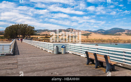 San Simeon Pier in California, USA Stock Photo