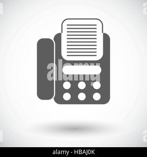 Fax icon. Stock Vector