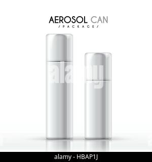 aerosol can package isolated on white background Stock Vector Image ...