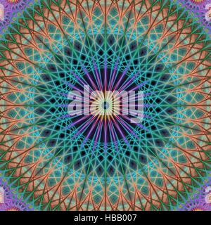 Colorful mandala structure background vector Stock Vector
