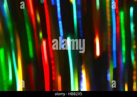 Motion neon glowing lights lines Stock Photo