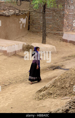 Inde - Rajasthan - Village des environs de Tonk Stock Photo