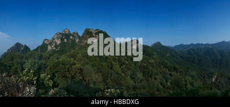 Jiankou Great Wall, Xizhazi Village, Huairou County, Beijing, China Stock Photo