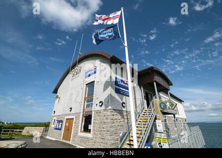 The new Moelfre Lifeboat station 2016 on Anglesey North Wales Stock Photo