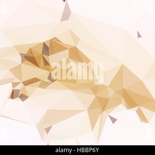 Chocolate brown polygonal triangle geometric wall vector background in ...