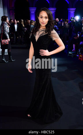 Guest attending the British Independent Film Awards, at Old Billingsgate Market, London. PRESS ASSOCIATION Photo. Picture date: Sunday 4th December 2016. Photo credit should read: Ian West/PA Wire Stock Photo