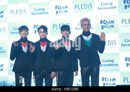 Seoul, Korea. 05th Dec, 2016. SEVENTEEN holds showcase for their