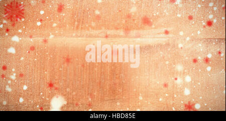 Composite image of snowflakes Stock Photo