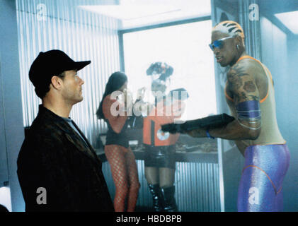 DOUBLE TEAM, Dennis Rodman (front), Jean-Claude Van Damme, 1997