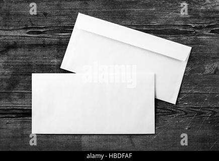 Photo of blank envelopes Stock Photo