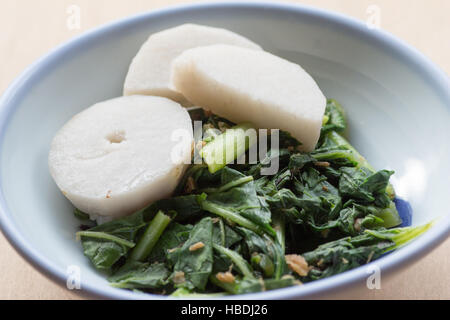 Japanese cuisine, simmered Taro called Satoimo Stock Photo