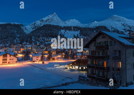 Snowy Davos Stock Photo