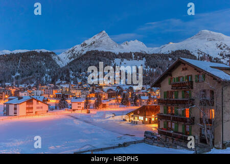 Snowy Davos Stock Photo