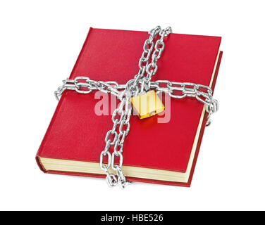 Book and chain Stock Photo