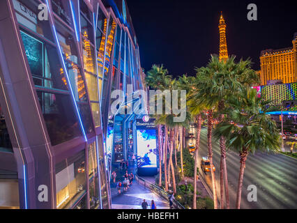 View of the strip in Las Vegas Stock Photo