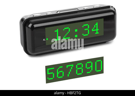 Digital clock Stock Photo